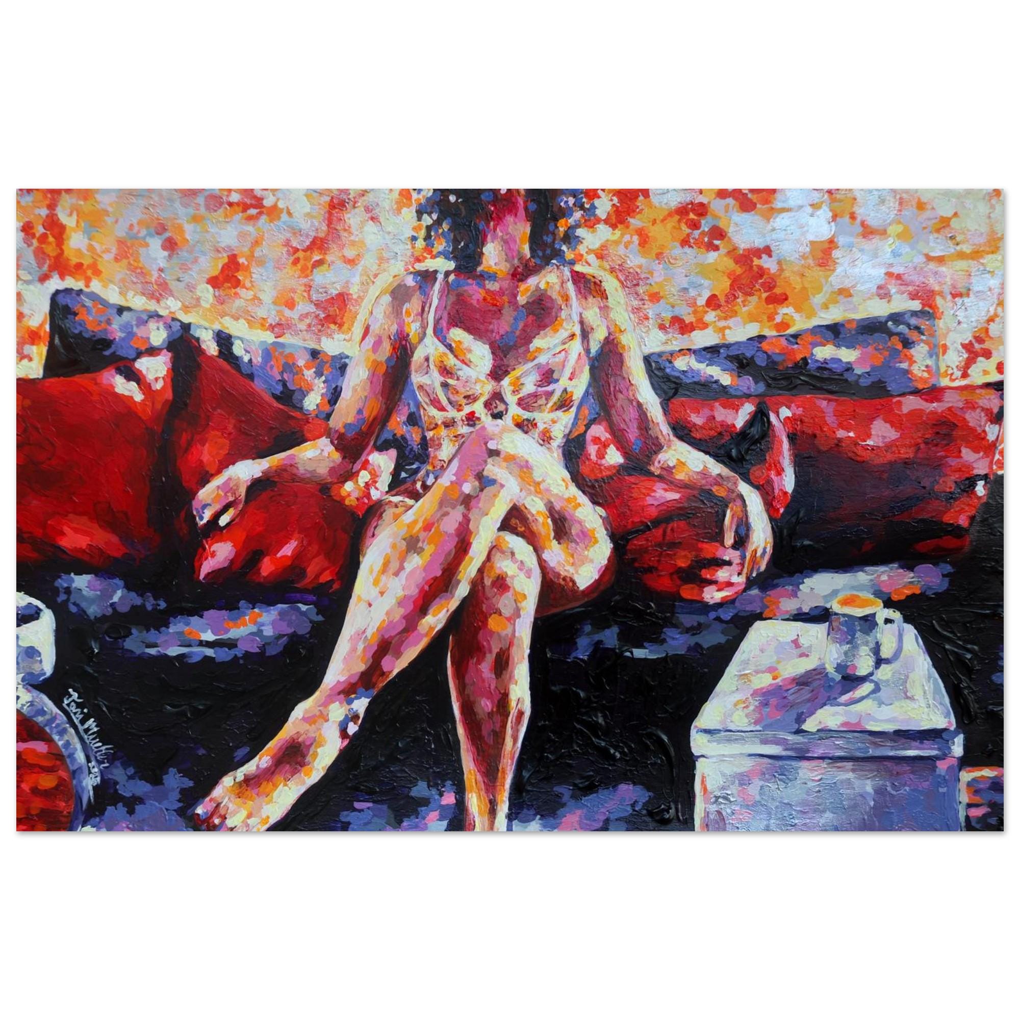 Couch Queen, artwork by Toni Mueller
